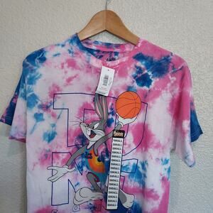 NEW Space Jam Tie Dye T-Shirt w/Bugs Bunny Size Small